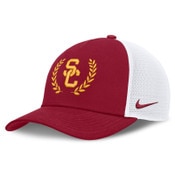 USC Trojans Nike Cardinal SC Interlock Laurel Wreath Rise Structured Adjustable Trucker Hat